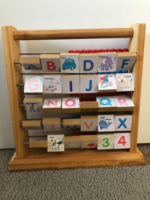 Alphabet abacus