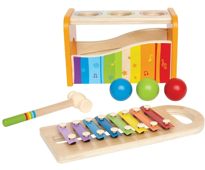 Hape Wooden Pound and Tap Bench