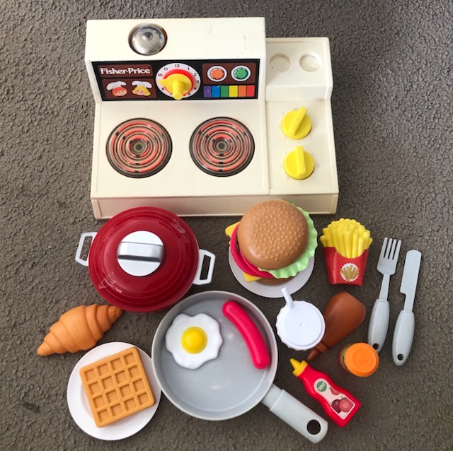 Vintage Fisher Price Cooking Stove Top