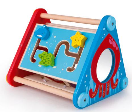 Hape Take Along Triangle Activity Box