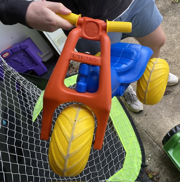 Orange & Blue & Yellow 3 Wheel